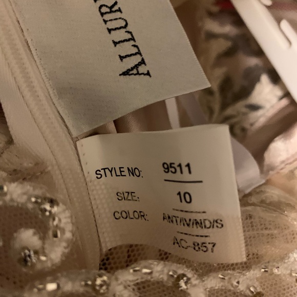 Beautiful wedding dress: size 10 - Picture 7 of 7